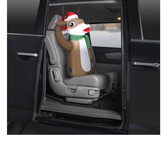 3 pk Inflatable Reindeer, Elf, and Snowman Car Buddies - Picture 4 of 12